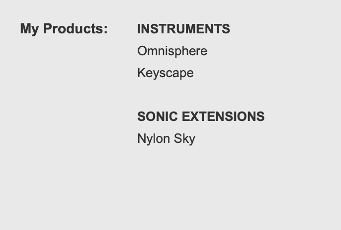 Spectrasonics Omnisphere + Keyscape